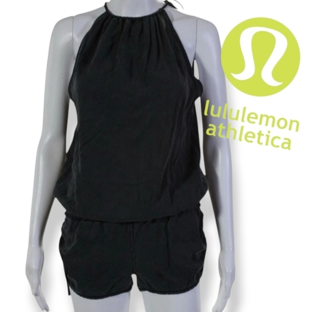 LULULEMON - Rare Charcoal Heat The Street Romper Onesie Size 4